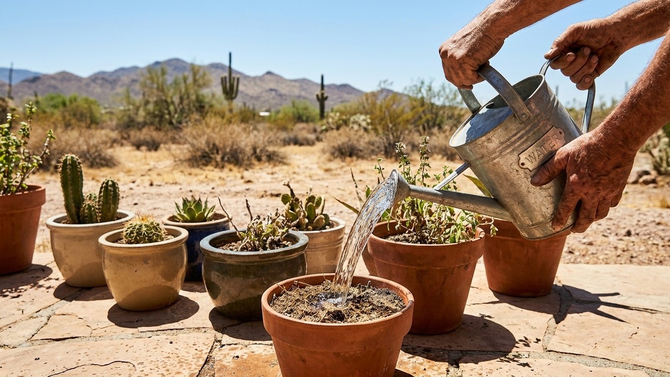 Watering Pots and Containers in Arizona
