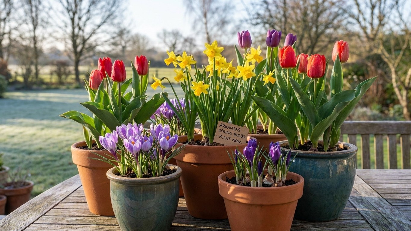 Growing Spring Bulbs in Containers in Arkansas