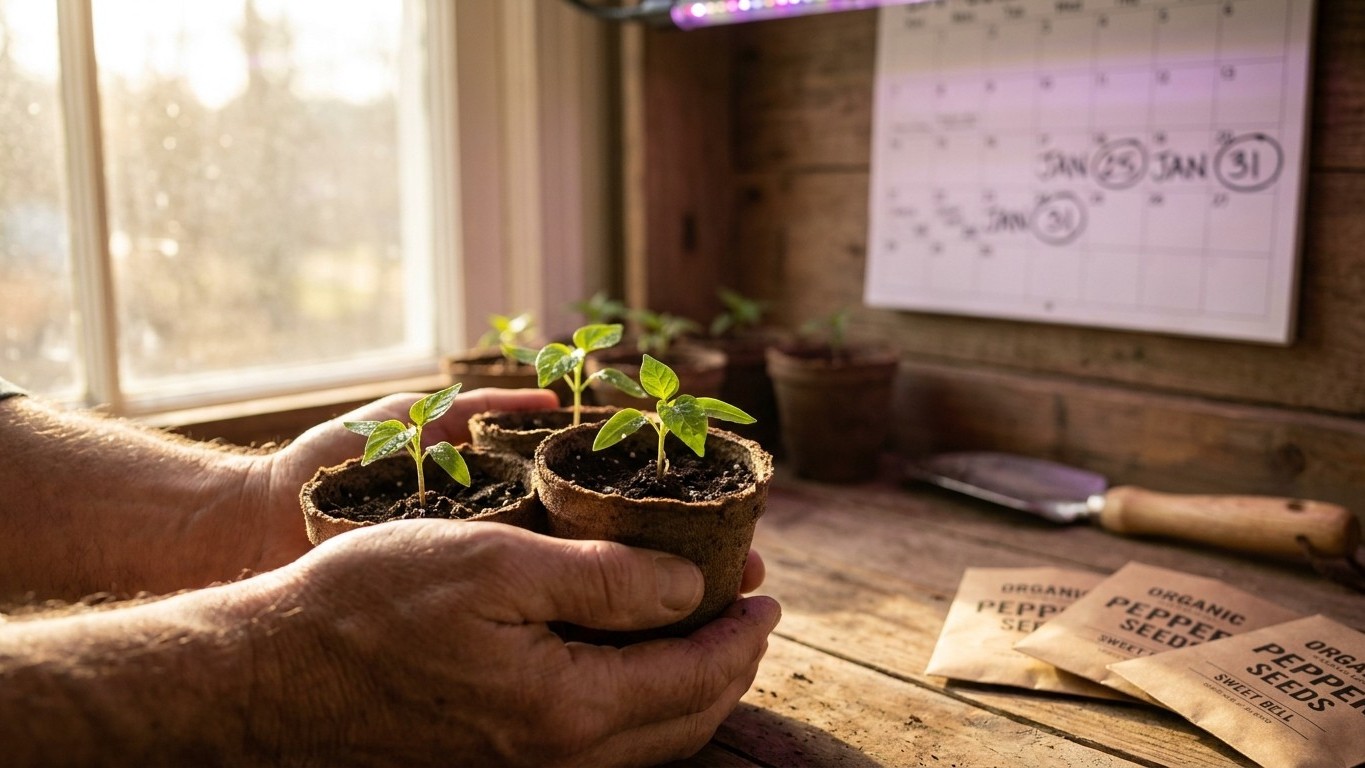 When to Start Pepper Seed in Arkansas