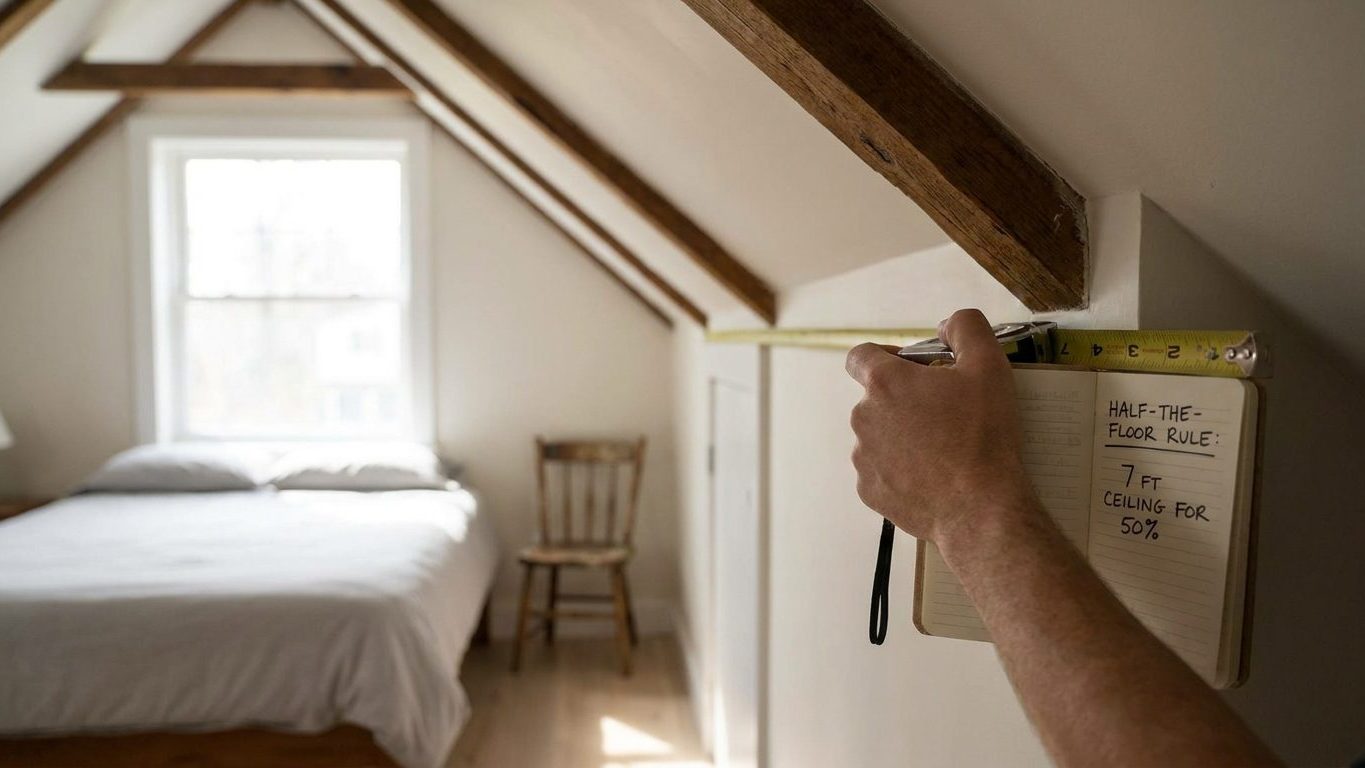 Can an Attic Be a Bedroom? The Half-the-Floor Rule