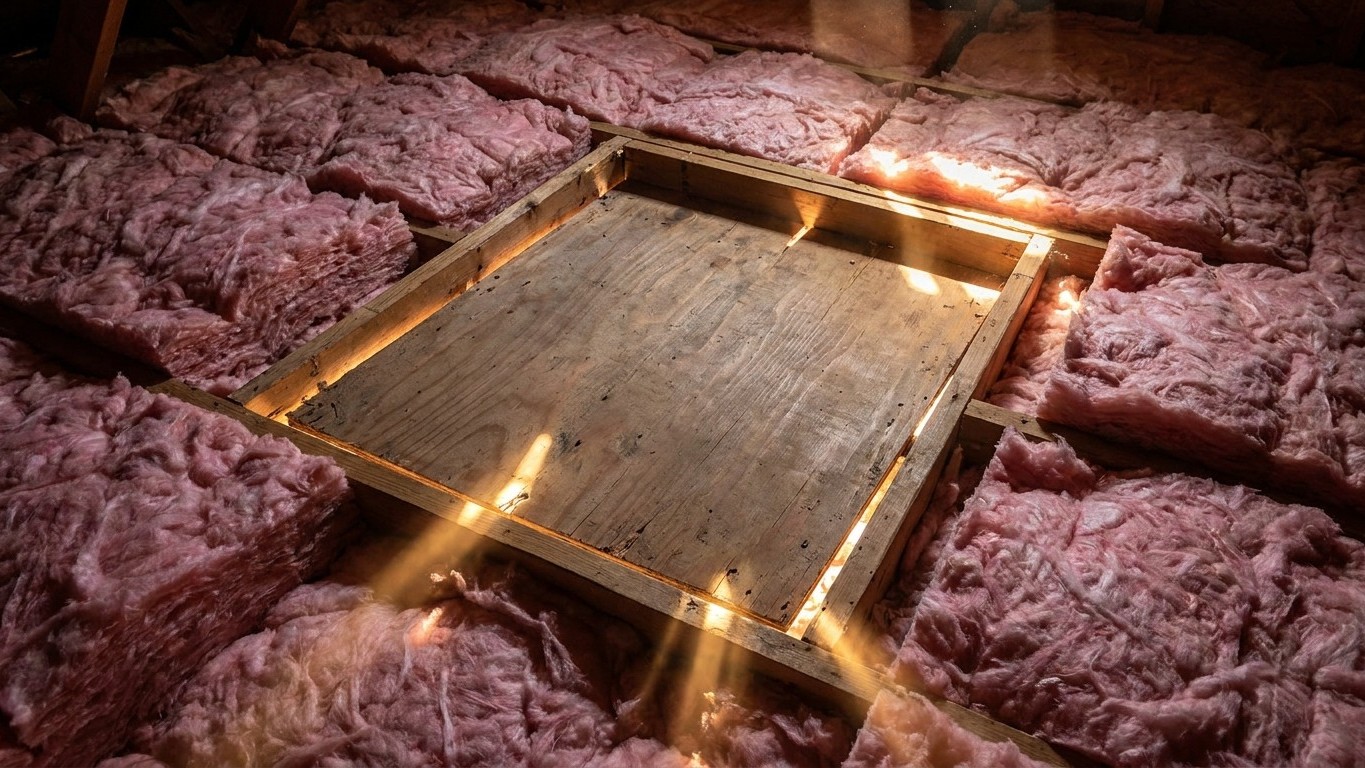 The Attic Hatch: The Hole in the Middle of Your Insulation