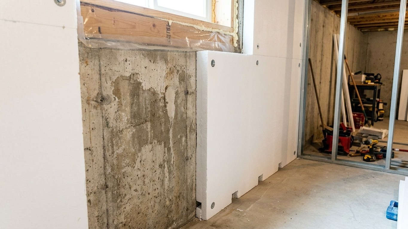 Insulating a Basement Wall Without Trapping Water