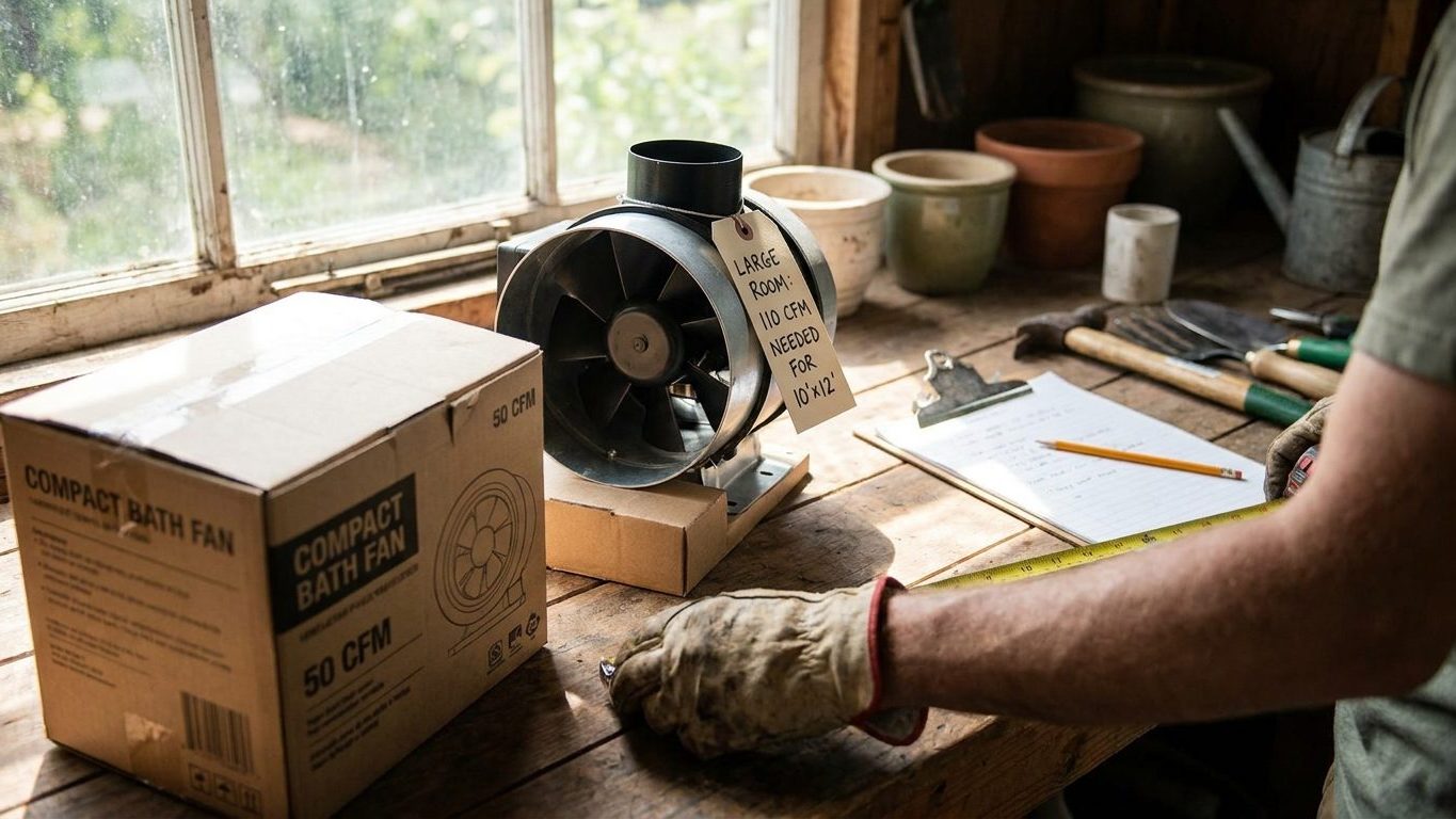 What Size Bathroom Fan Do You Need? CFM by Room Size