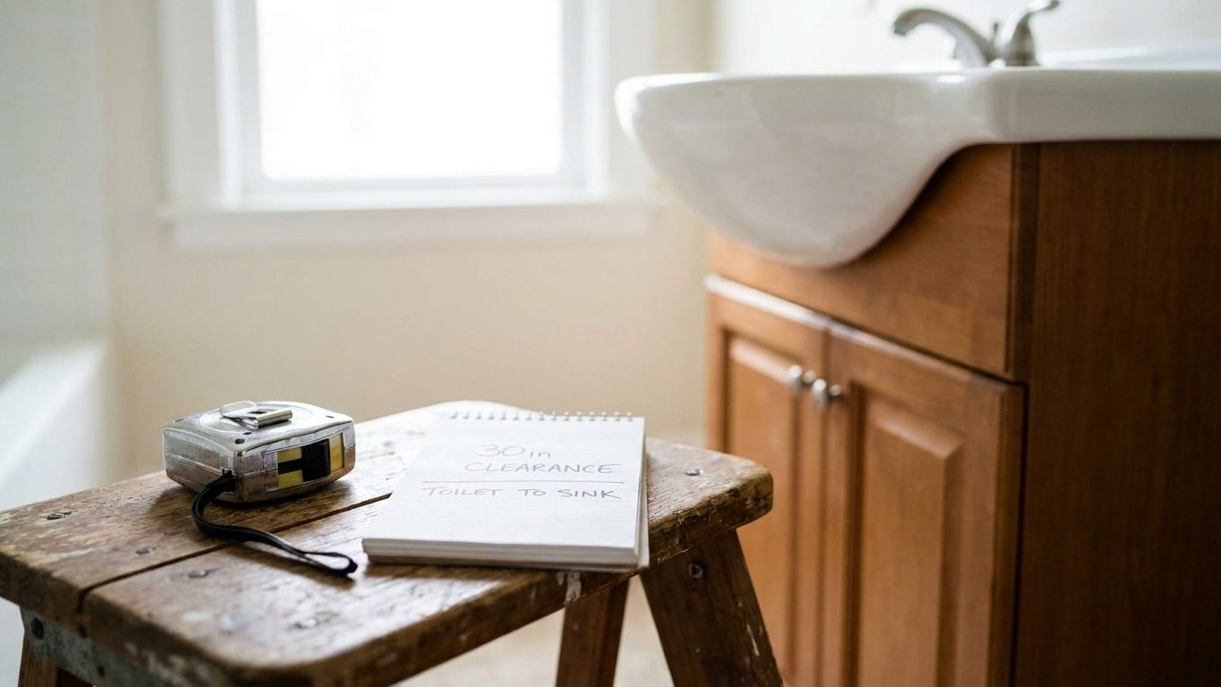 Bathroom Dimensions and Clearances: The Numbers That Decide a Layout