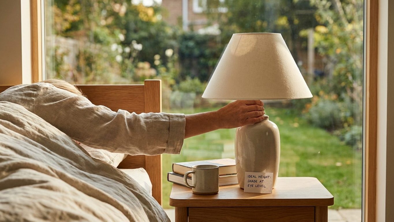 How Tall Should a Bedside Lamp Be?