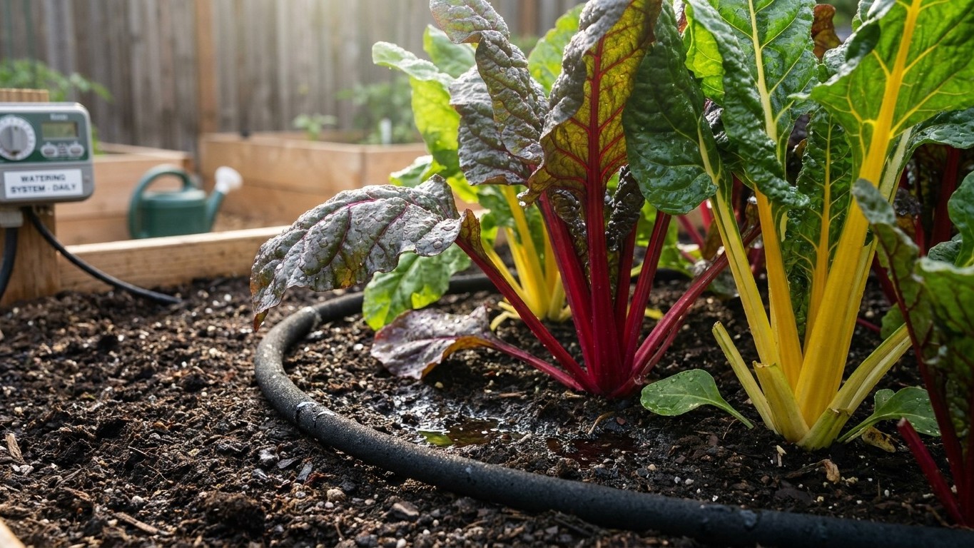 Tough, Bitter Chard: Why This Crop Wants Frequent Water, Not Deep Water