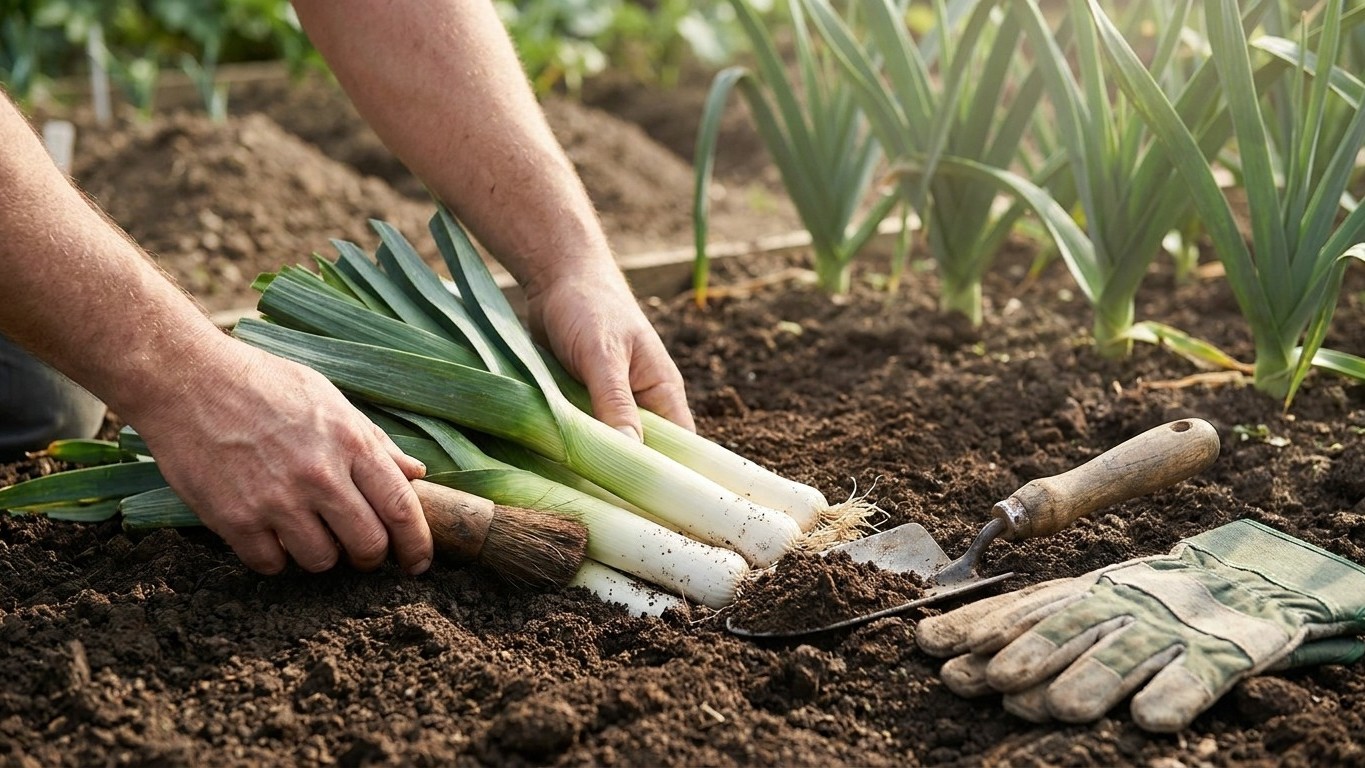 The White Part of a Leek Is Made, Not Grown