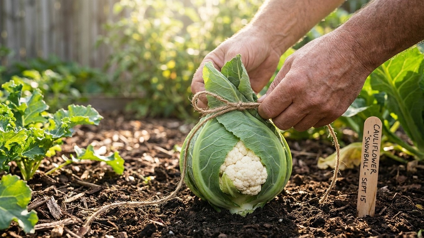 The White of a Cauliflower Is Made at the Silver-Dollar Stage