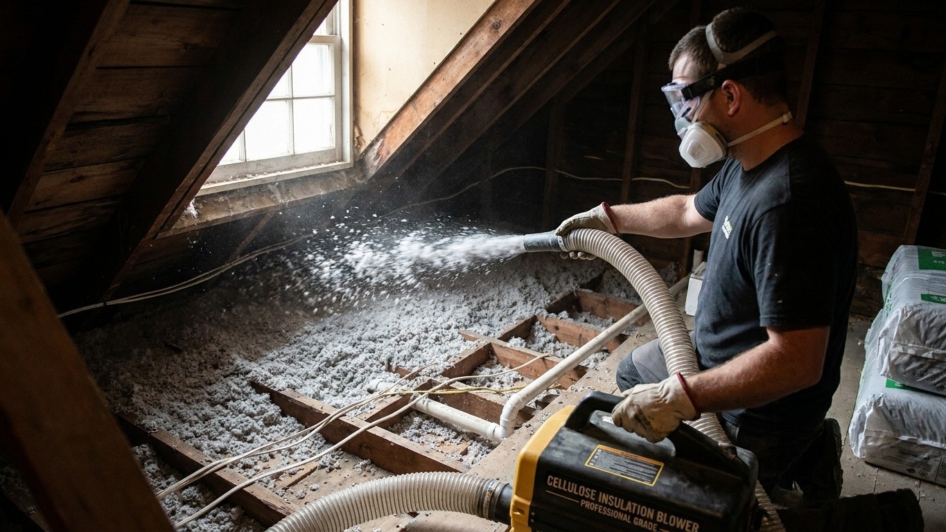 Blown-In Cellulose: Where It Wins and Where It Settles