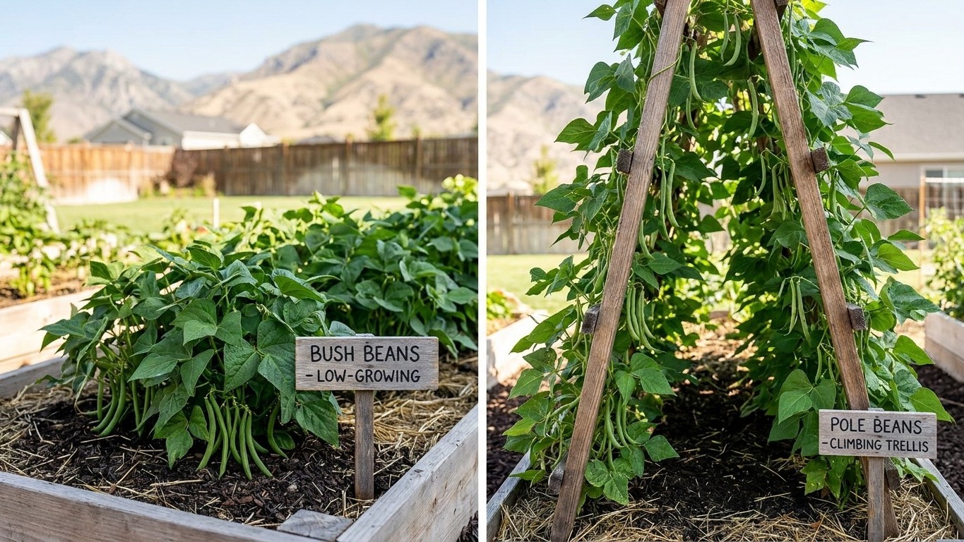Bush or Pole Beans: Two Plants, Two Completely Different Plans