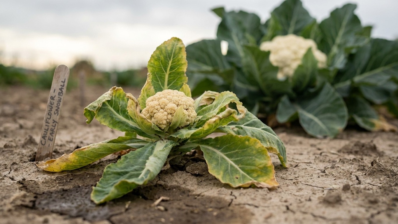 Buttoning in Cauliflower: Four Shocks That Stop a Plant Early