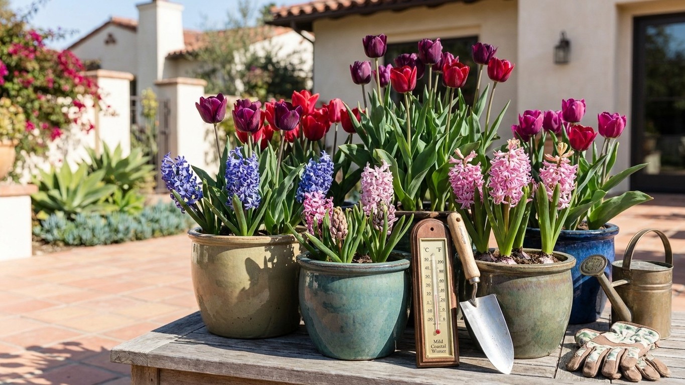 Growing Spring Bulbs in Containers in California