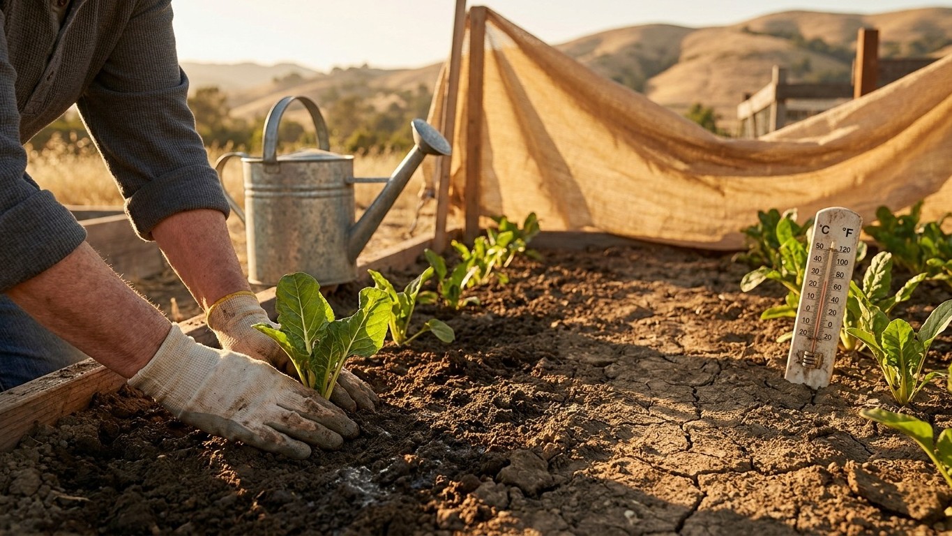 What to Plant in California in August