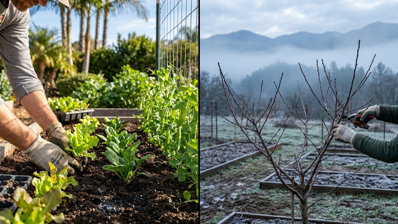 What to Plant in California in January