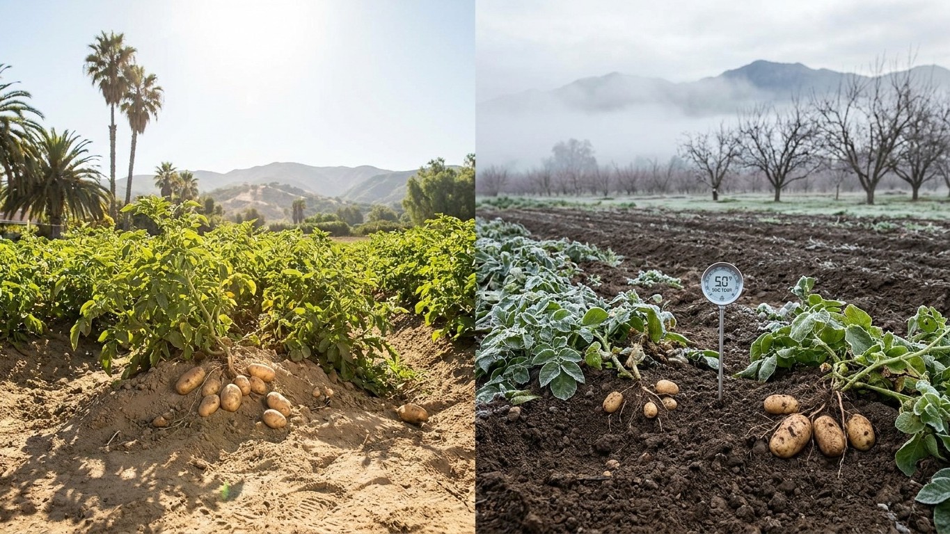 When to Plant Potatoes in California: Counting Back From Your Last Frost