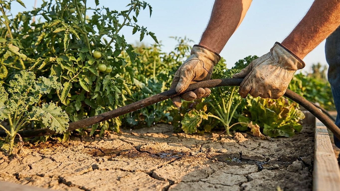 Watering Through a Dry Spell in California