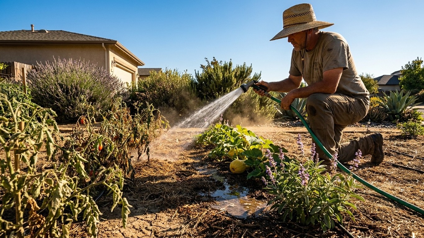 Watering a Garden in California: How Much, How Often, and the Local Rules