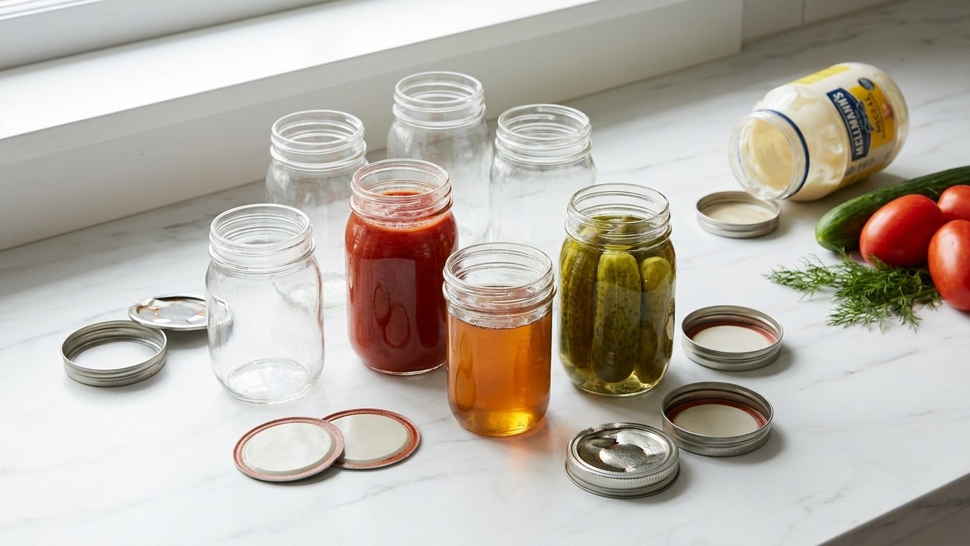Canning Jars and Lids: What Is Recommended, and What Is Not