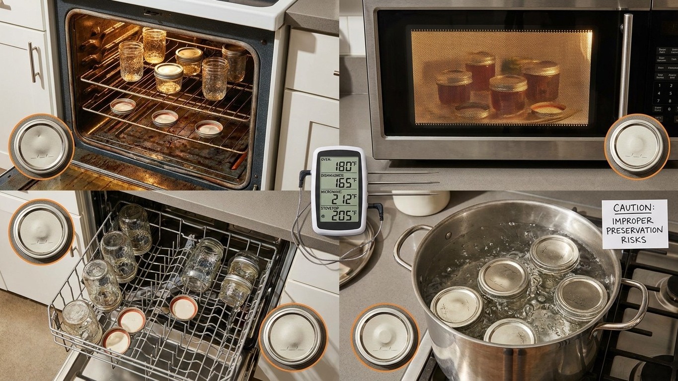 Canning Methods That Are Not Recommended, and Why