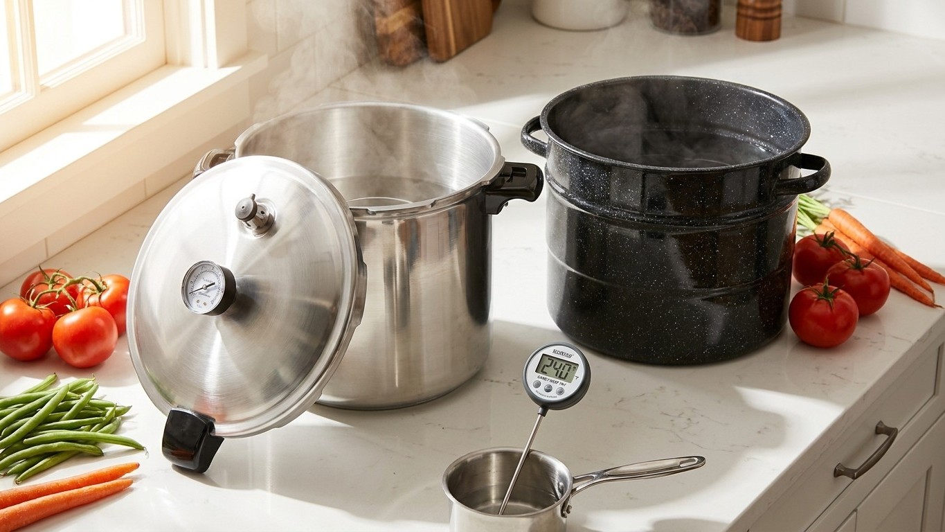 The Pressure Canner: Why 240 F Is the Whole Point