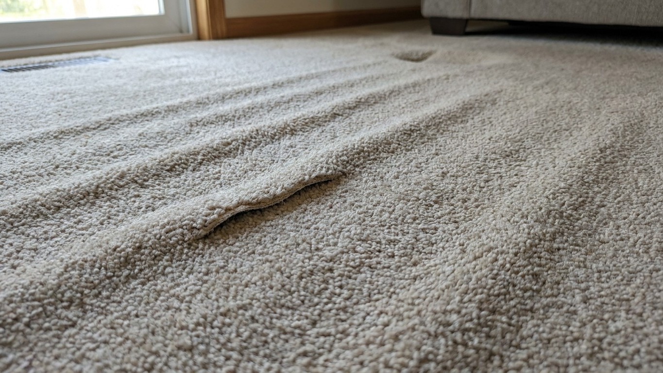 Carpet That Ripples and Will Not Lie Flat