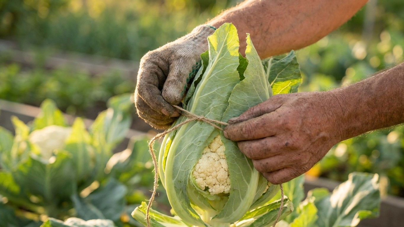 Growing Cauliflower: The Head You Have to Cover Yourself