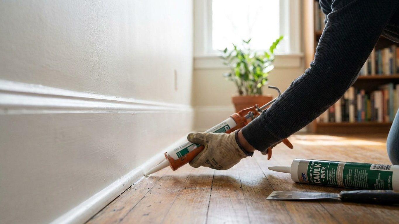 Caulking the Gaps That Make a Room Look Unfinished
