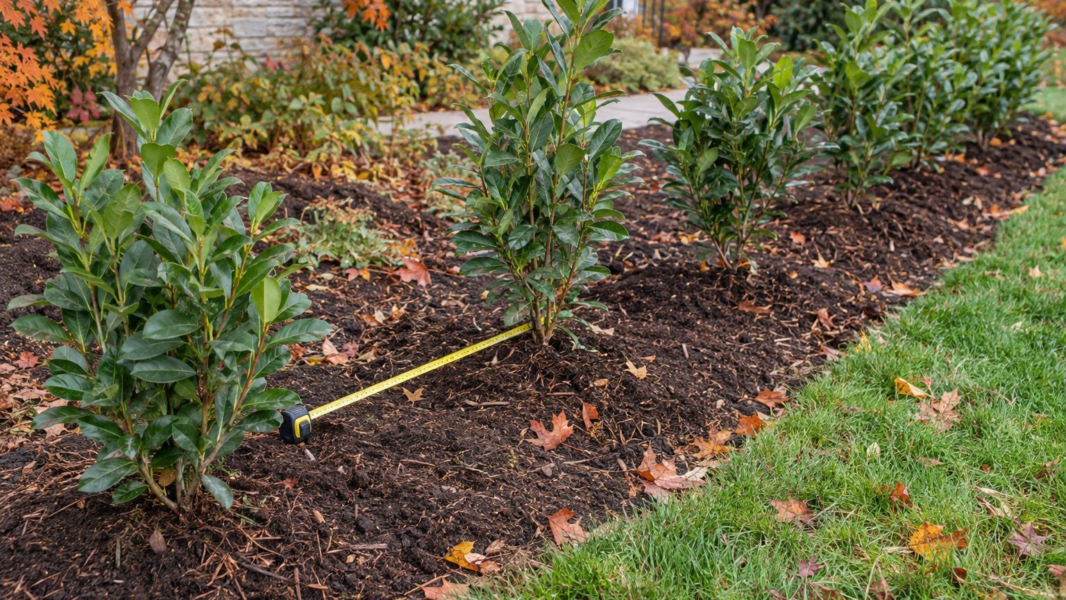 How Far Apart to Plant Cherry laurel for a Hedge
