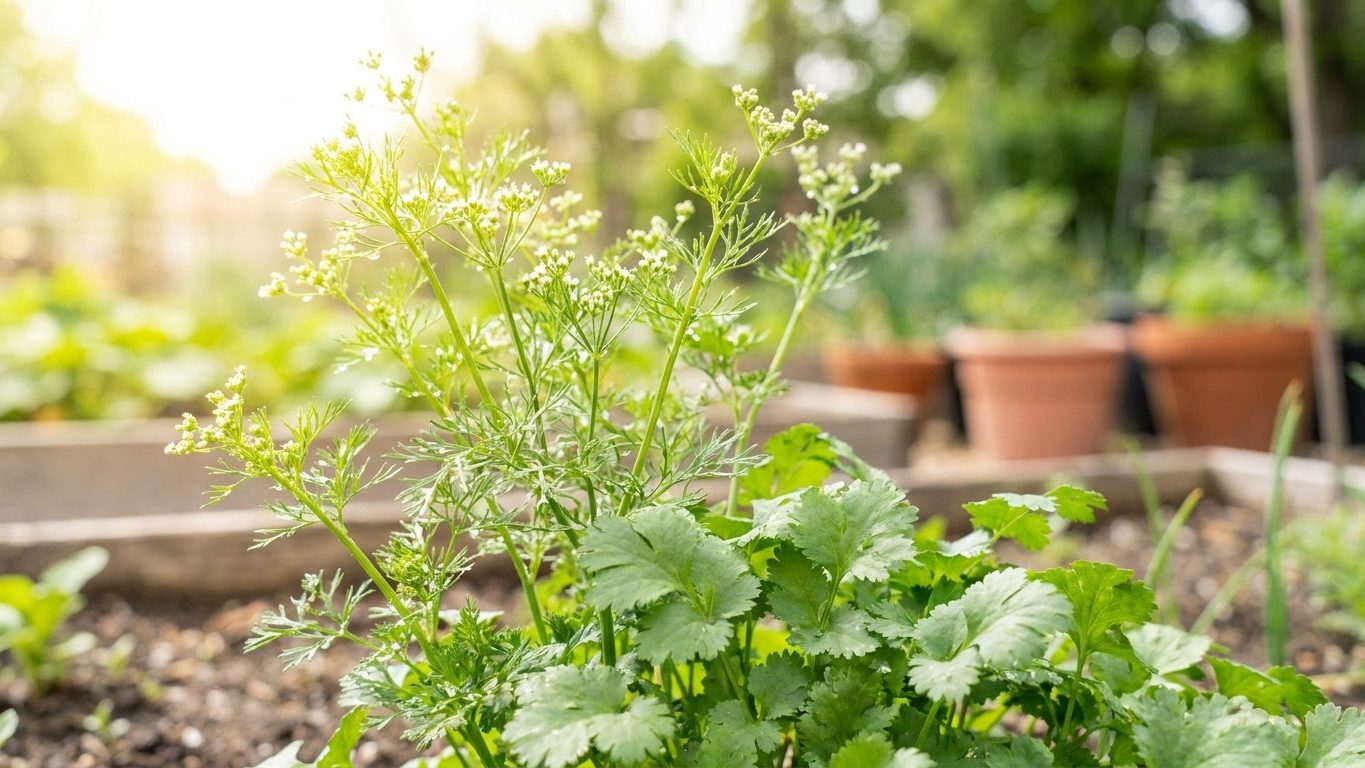 Cilantro Bolts, and Heat Is Only Half of Why