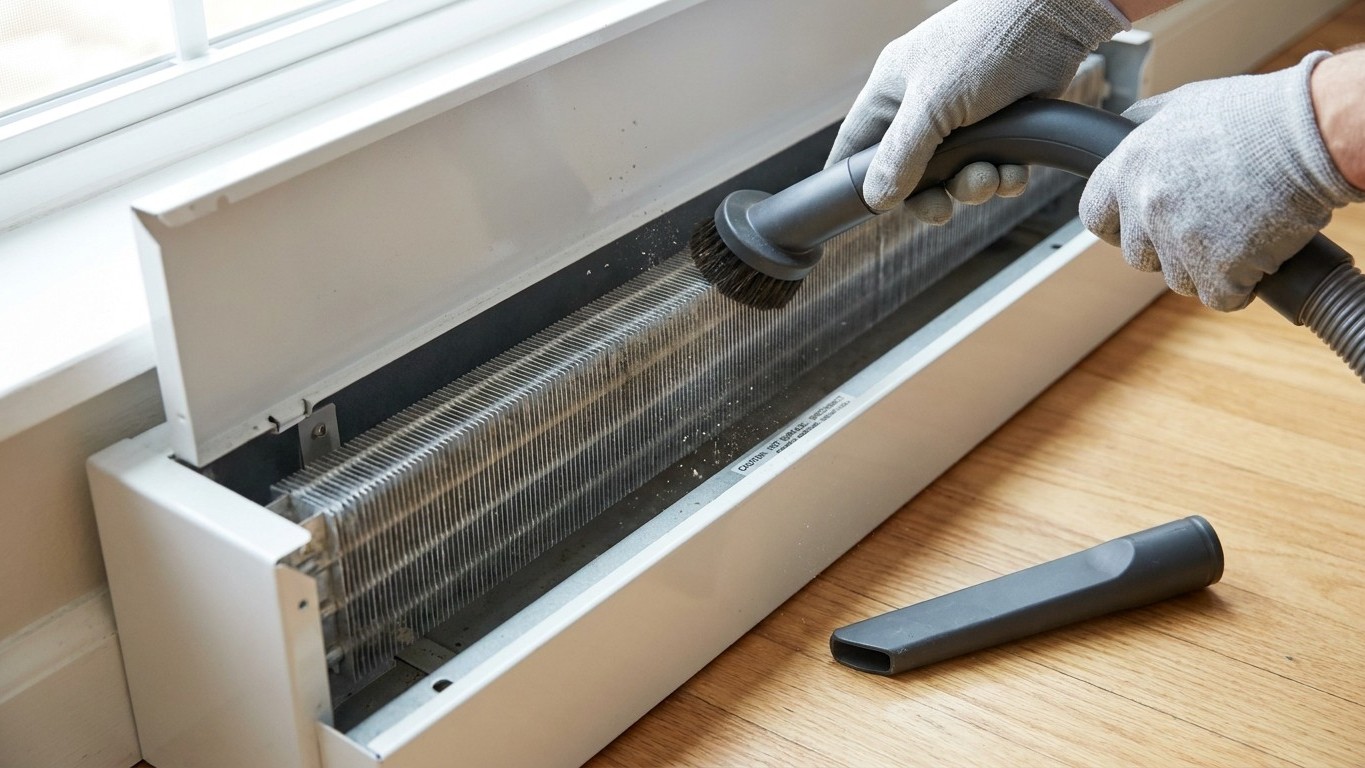 How to Clean a Baseboard Heater Properly, Fins and All