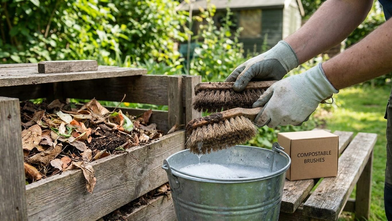 Cleaning Brushes, and Disposing of What Is Left