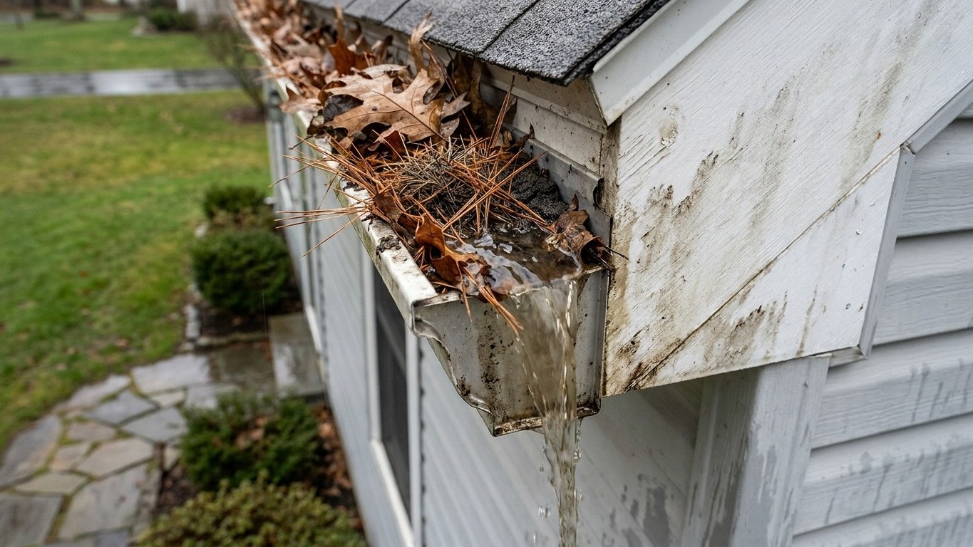 Clogged Gutters: What They Actually Damage