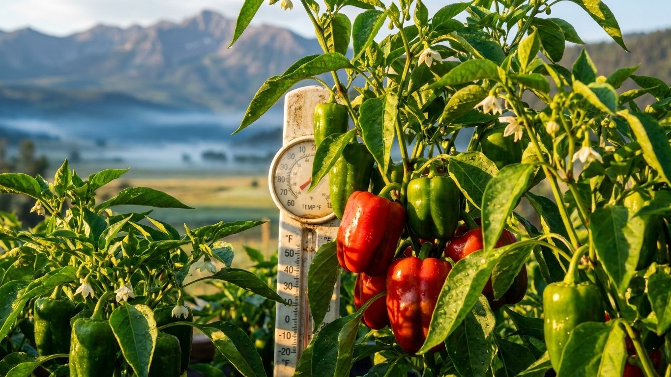 Growing Peppers in Colorado: Fruit Set, Heat and Timing