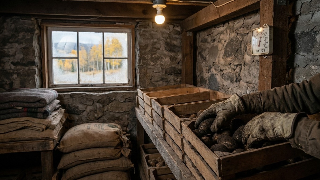Harvesting and Storing Potatoes in Colorado