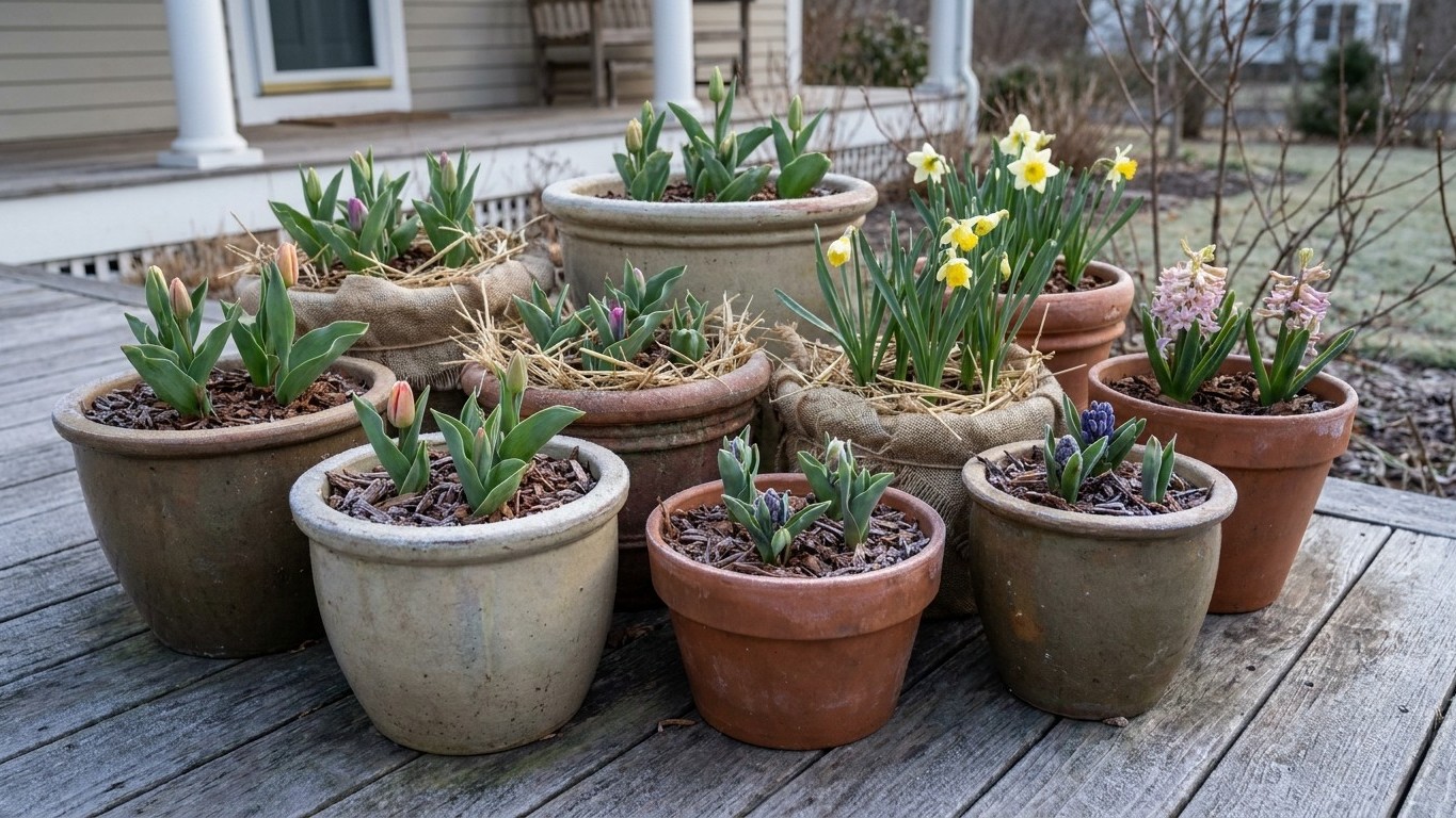Growing Spring Bulbs in Containers in Connecticut