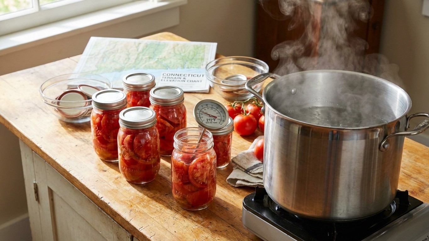 Canning at Altitude in Connecticut: What Your Elevation Changes
