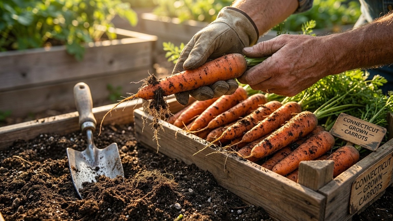 Growing Carrots in Connecticut: Soil, Sowing and Forked Roots