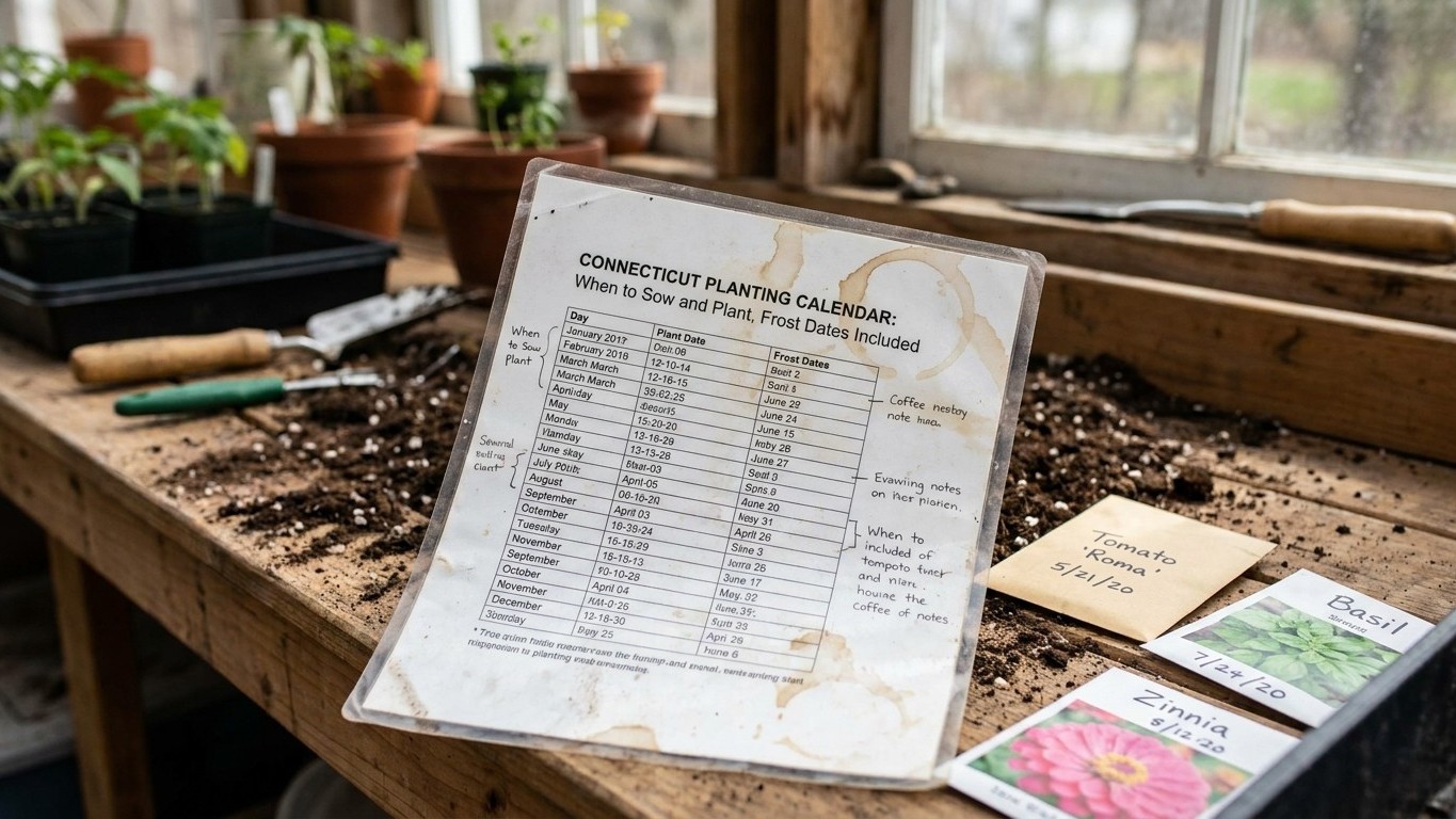 Connecticut Planting Calendar: When to Sow and Plant, Frost Dates Included