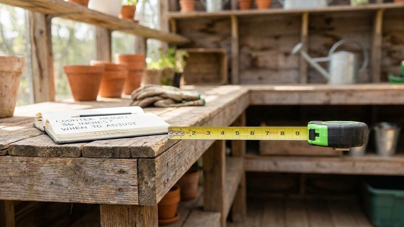 Standard Counter Height Is 36 Inches. When to Change It
