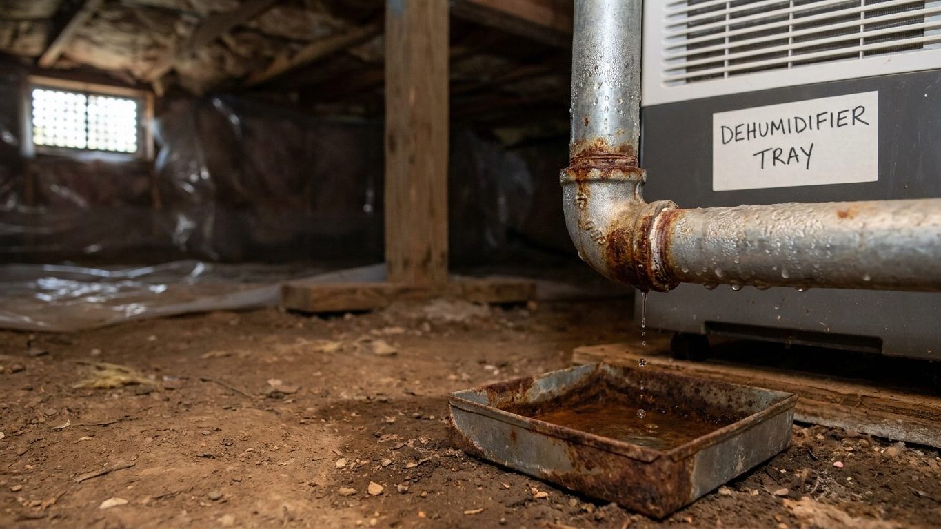 Moisture in a Crawl Space, and Where It Goes