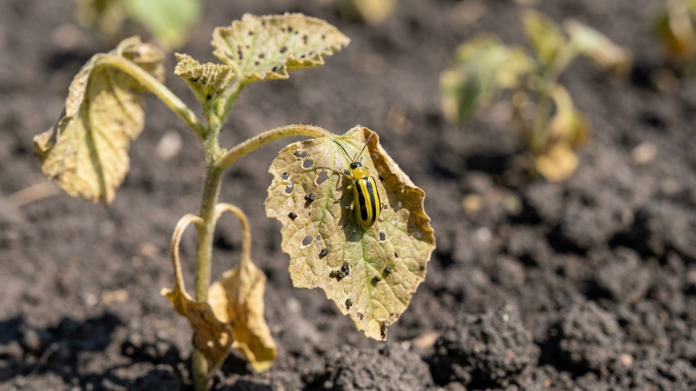 Cucumber Beetles on Melons: The Real Damage