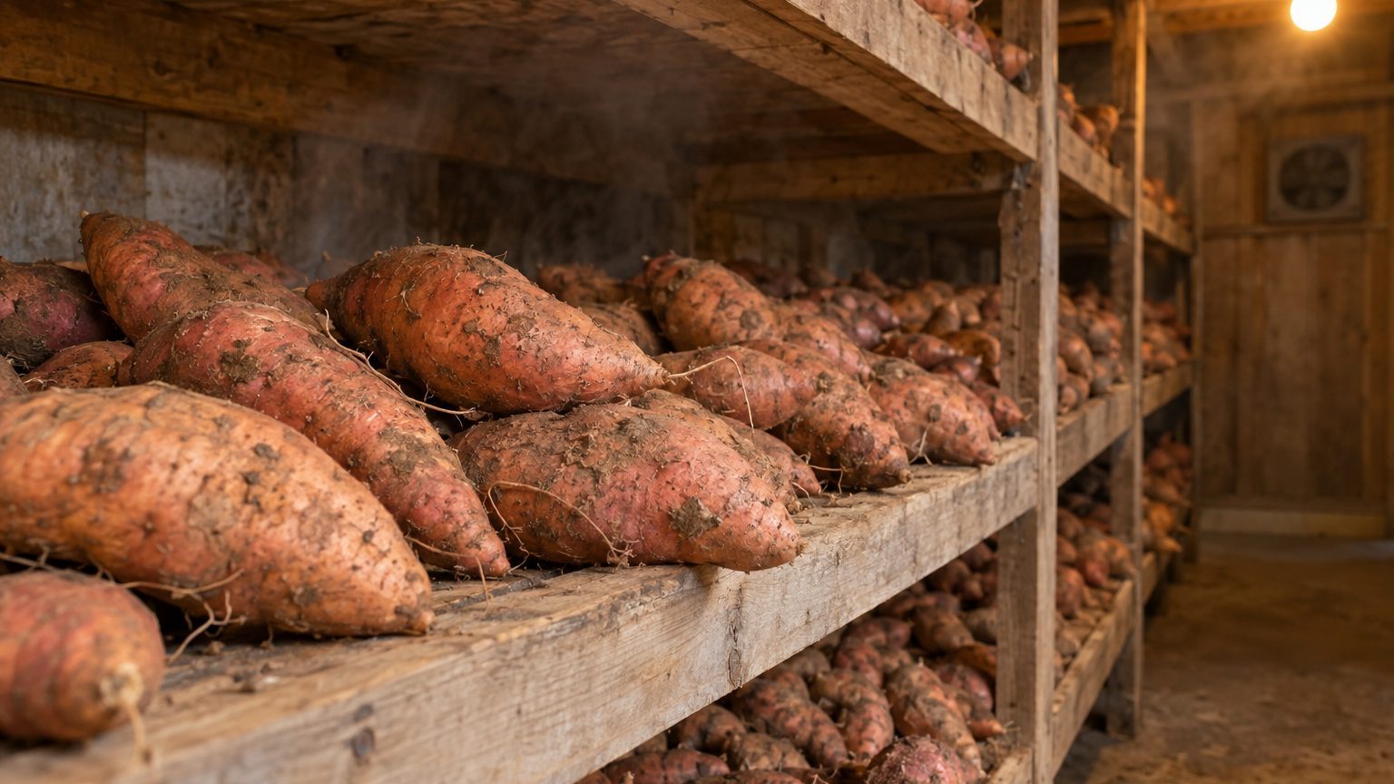 Curing Sweet Potatoes: Where the Sweetness Comes From
