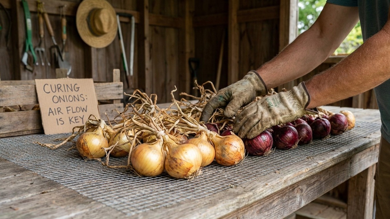 Curing Onions: The Step Most Gardeners Skip