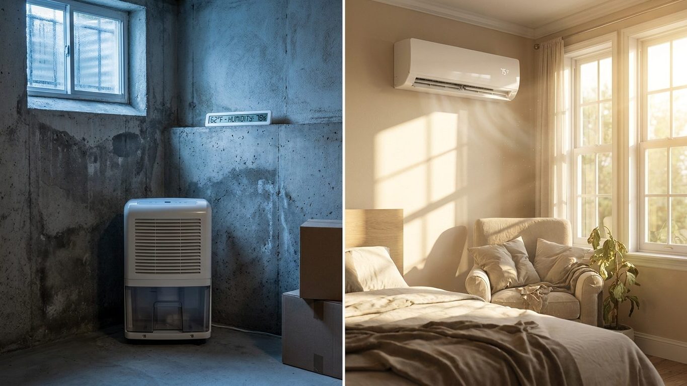 When a Dehumidifier Is the Right Answer and the Air Conditioner Is Not