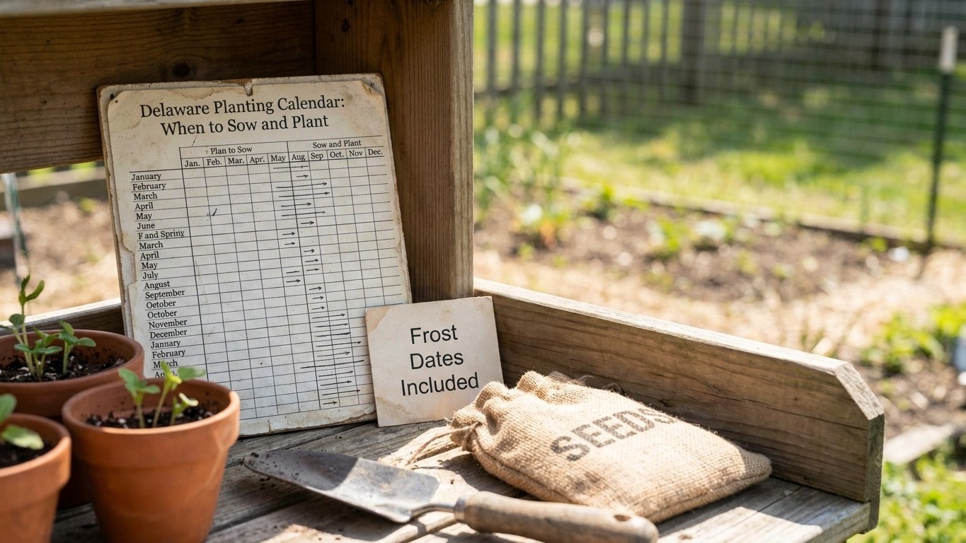 Delaware Planting Calendar: When to Sow and Plant, Frost Dates Included