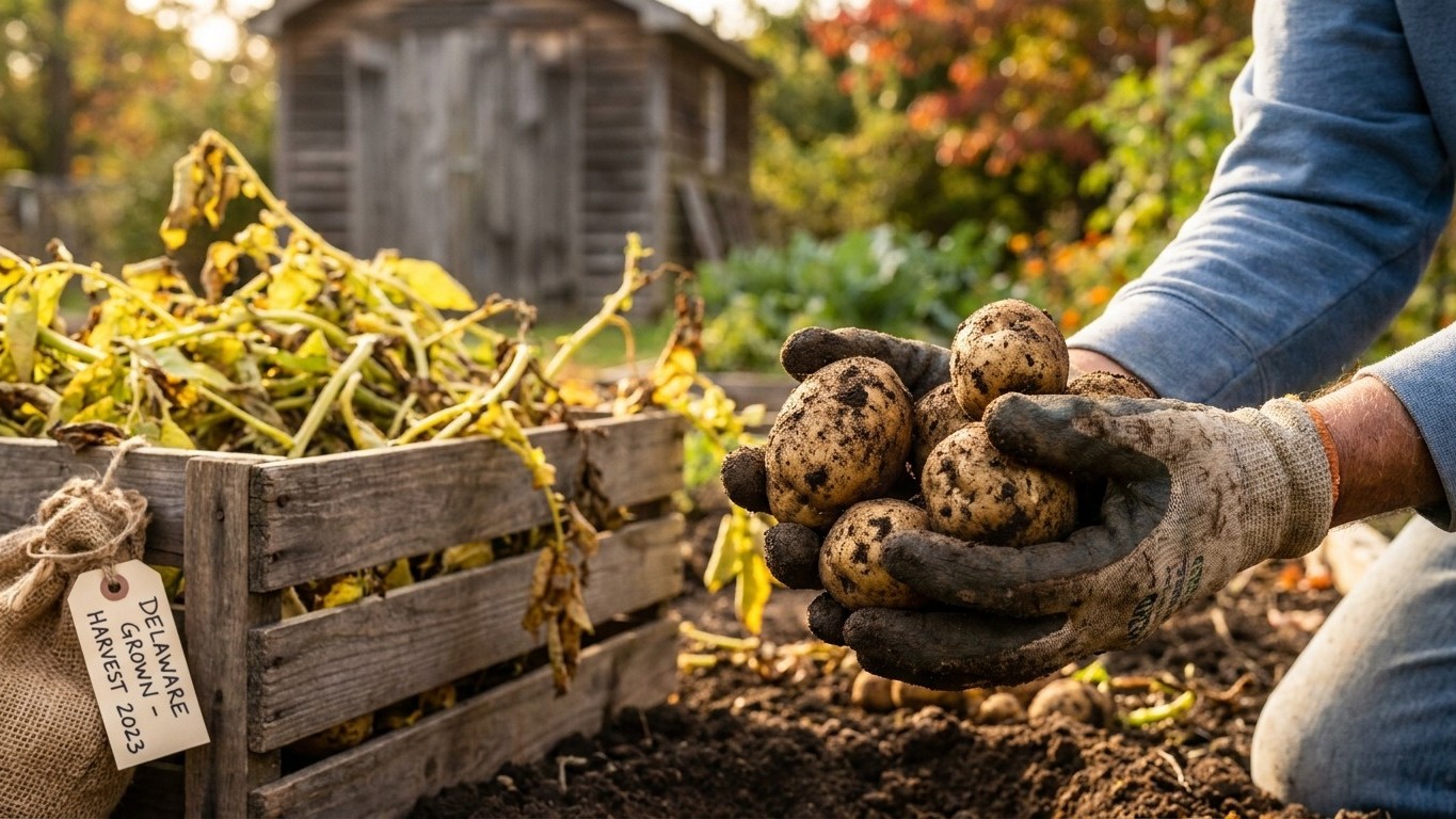 Harvesting and Storing Potatoes in Delaware