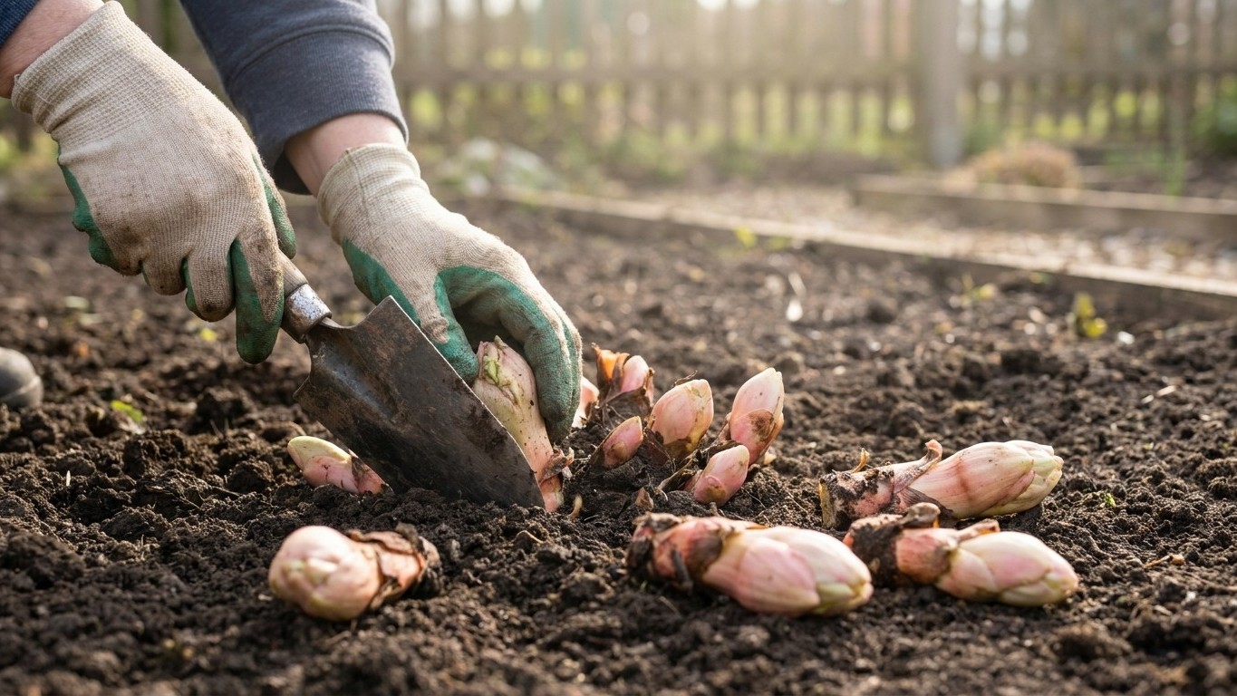 Dividing Rhubarb: One Crown Becomes Five to Ten Plants