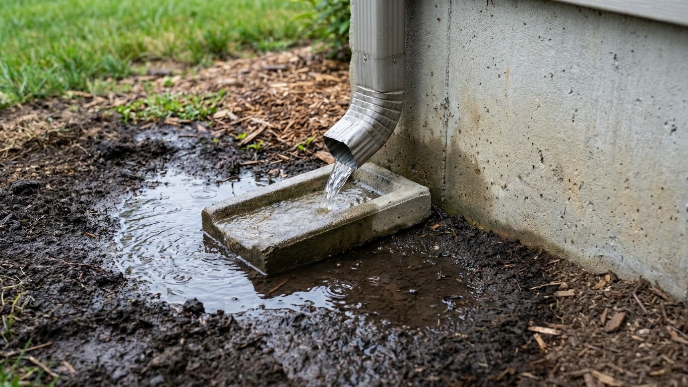 Where Your Downspouts Actually Send the Water