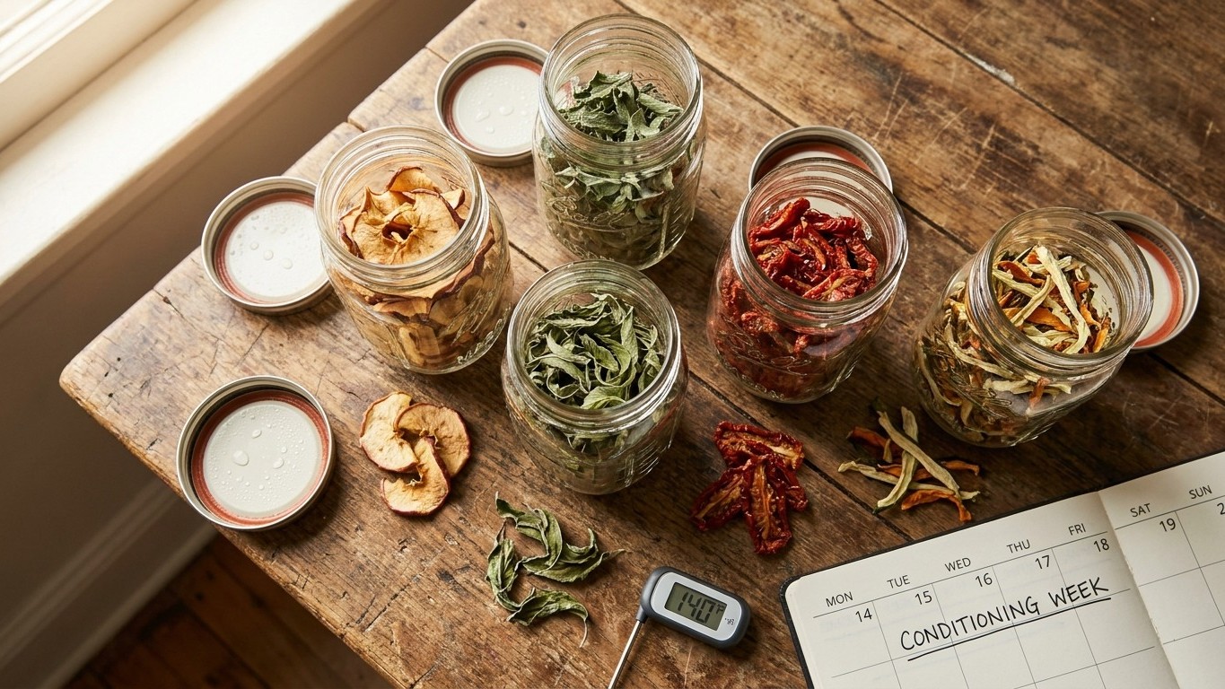 Conditioning Dried Food: The Week Most People Skip