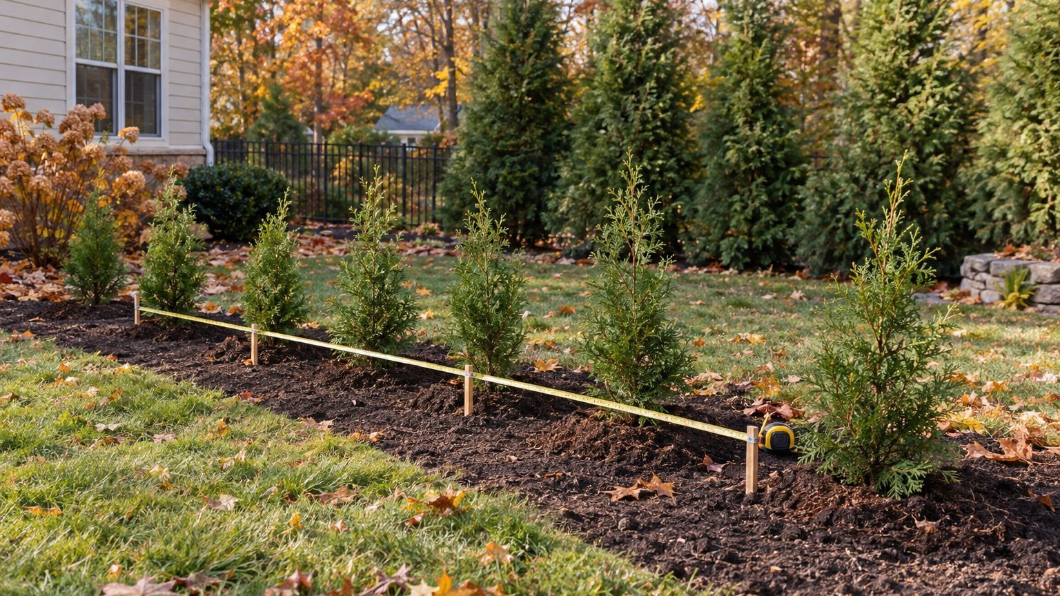 How Far Apart to Plant Eastern red cedar for a Hedge